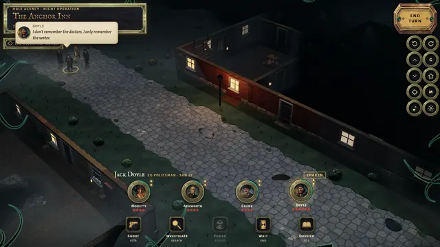 The Inn, at night
